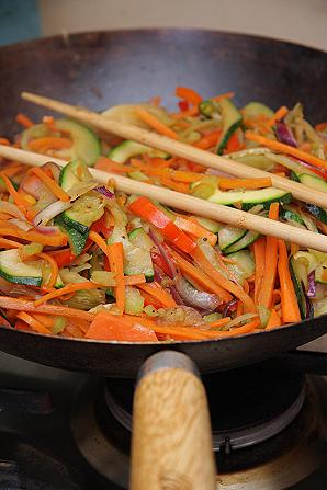 Juurvilja wok